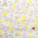 Cotton Lawn  Embroidered Fabric - Flower - nomura tailor