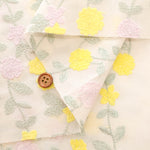 Cotton Lawn  Embroidered Fabric - Flower - nomura tailor