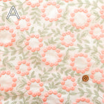 Cotton Lawn  Embroidered Fabric - Flower - nomura tailor