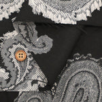 Polyester Cut Jacquard Fabric - Paisley - nomura tailor