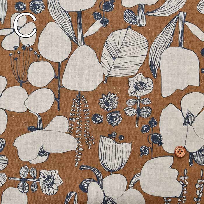 C/L sheeting printed fabric Flower - nomura tailor