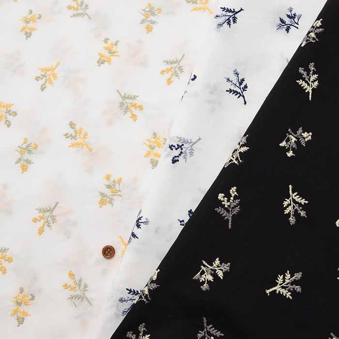 60 Loan Embroidery Fabric Flower - nomura tailor