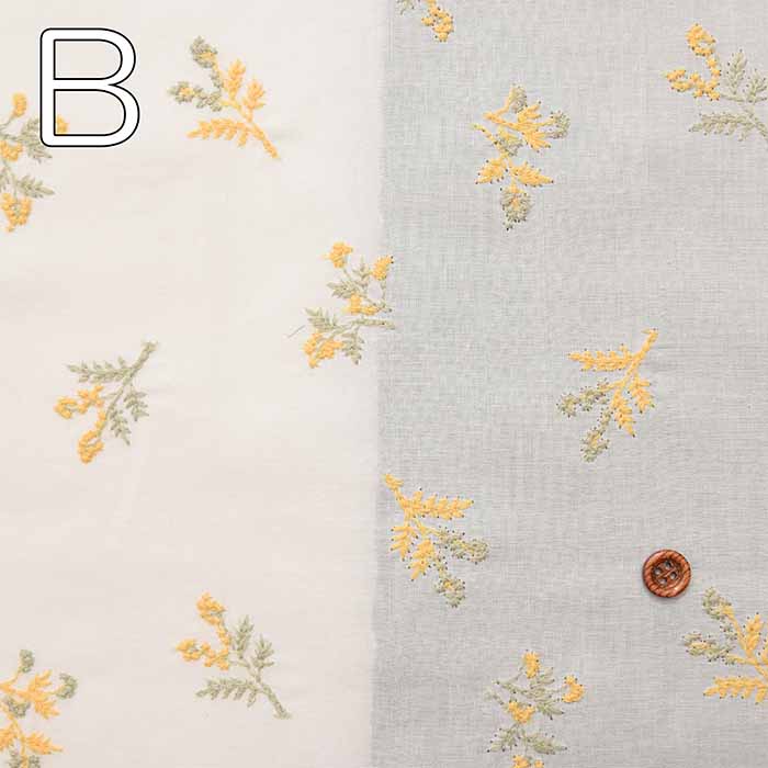 60 Loan Embroidery Fabric Flower - nomura tailor