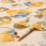 C/L sheeting print fabric paint flower - nomura tailor