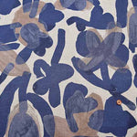 Linen sheeting printed fabric Flower - nomura tailor