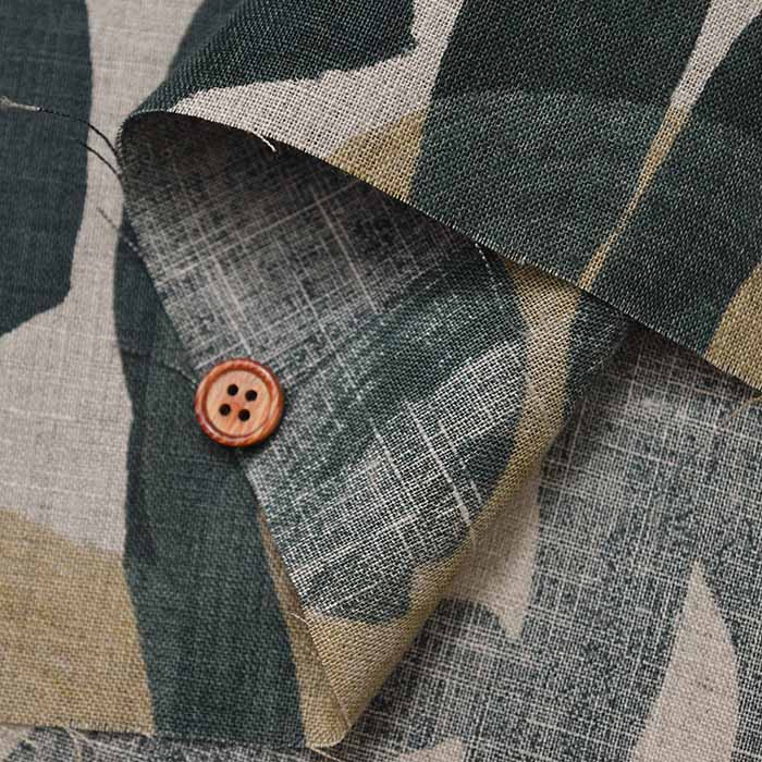 Linen sheeting printed fabric Flower - nomura tailor