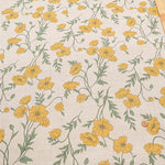 Linen Sheeting Printed Fabric - Anemone - nomura tailor