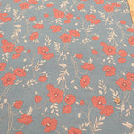 Linen Sheeting Printed Fabric - Anemone - nomura tailor