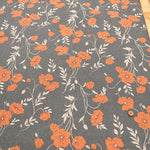 Linen Sheeting Printed Fabric - Anemone - nomura tailor