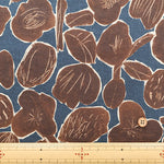 Half-Linen Muslin printed Fabric - Flower - nomura tailor