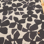 Linen Muslin printed Fabric - Flower Motif - nomura tailor