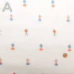 Cotton 60 Lawn Three-Color Lace Fabric - Flowers - nomura tailor