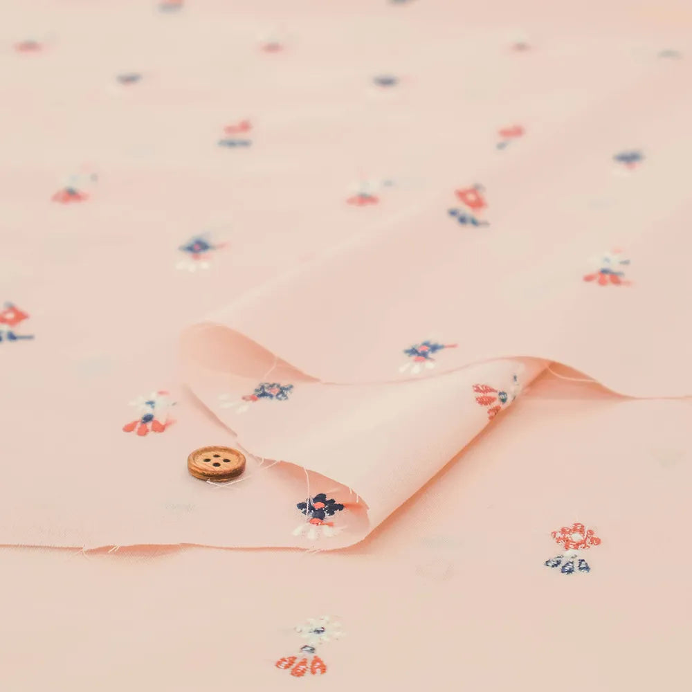 Cotton 60 Lawn Three-Color Lace Fabric - Flowers - nomura tailor