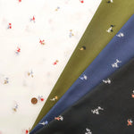 Cotton 60 Lawn Three-Color Lace Fabric - Petit Flower - nomura tailor