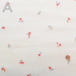 Cotton 60 Lawn Three-Color Lace Fabric - Petit Flower - nomura tailor