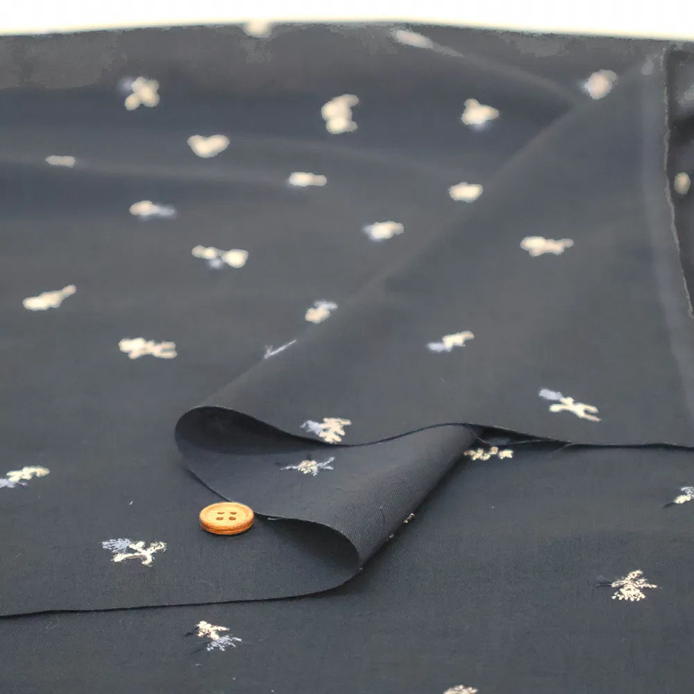 Cotton 60 Lawn Three-Color Lace Fabric - Petit Flower - nomura tailor