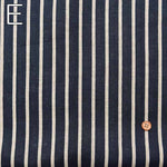 Linen sheeting print fabric Stripe - nomura tailor