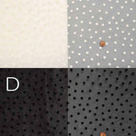 Polyester Organdy Fabric Flocky Dot - nomura tailor