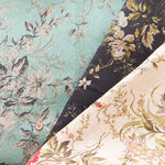 Royal Soft Linen Printed Fabric - Botanical - nomura tailor