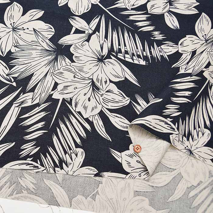 W width C/L printed fabric Flower - nomura tailor