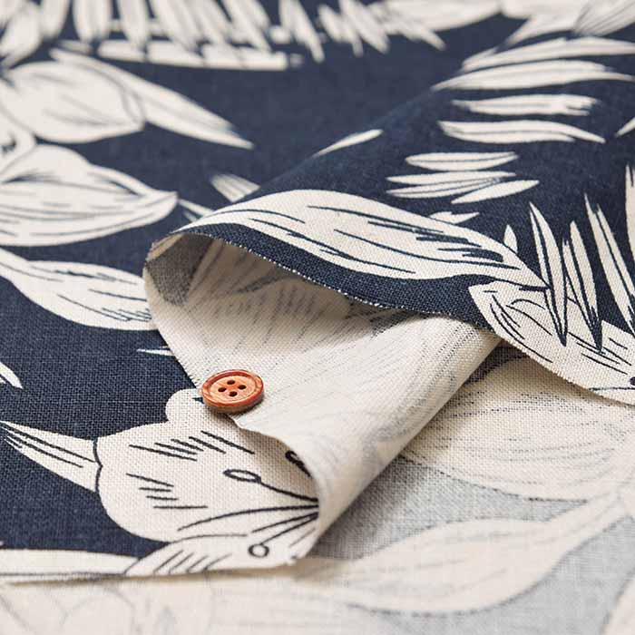 W width C/L printed fabric Flower - nomura tailor