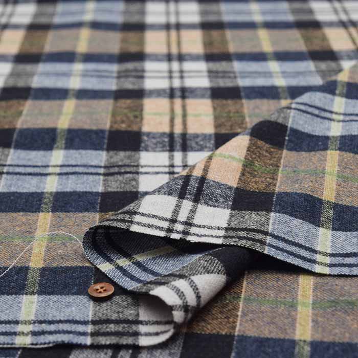 Ethical Woolish Fabric Check - nomura tailor