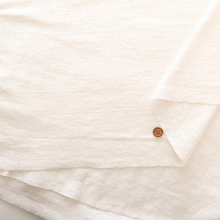 Linen Jersey Fabric - Plain - nomura tailor