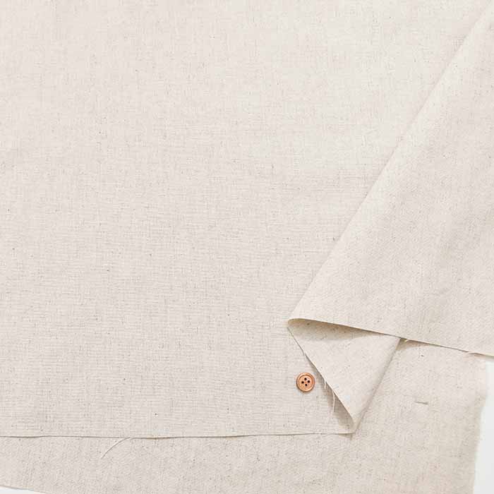 Cool-crush half linen canvas fabric Solid - nomura tailor