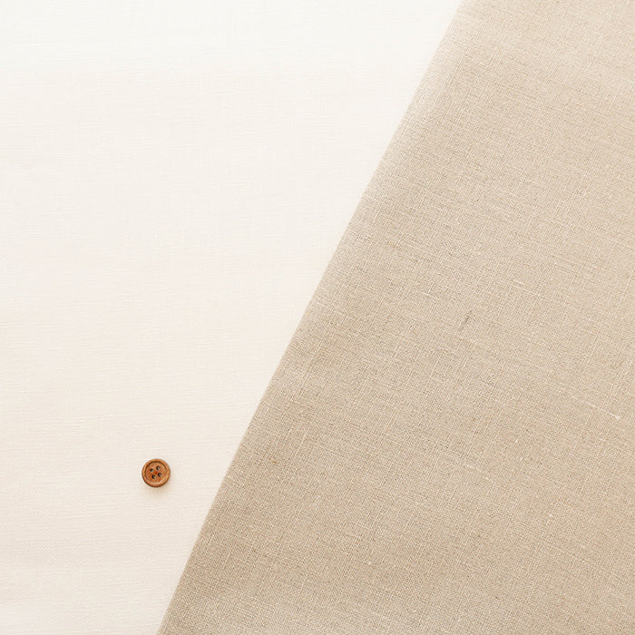 Soft Linen Canvas Fabric - Plain - nomura tailor