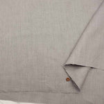 Olive oil processed 25/1 soft linen twill fabric, solid color - nomura tailor