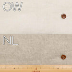 One-washed soft linen fabric with amaori weave, solid color - nomura tailor