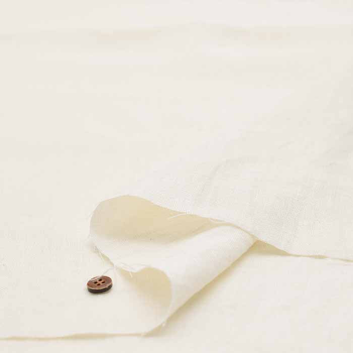 One-washed soft linen fabric with amaori weave, solid color - nomura tailor