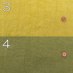 Kamataki Olive Soft Finish 60 Linen Fabric - Plain - nomura tailor