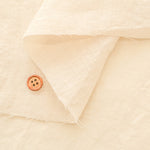 Kamataki Olive Soft Finish 60 Linen Fabric - Plain - nomura tailor