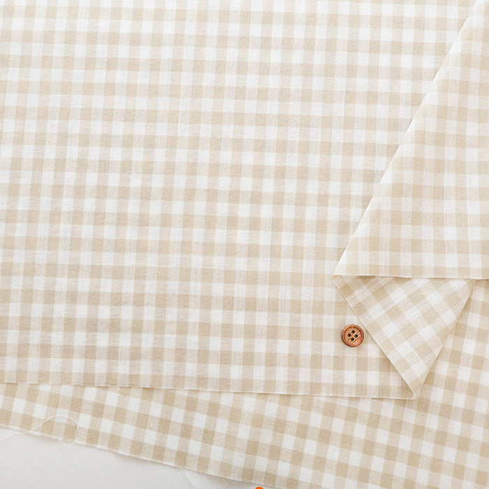 Cotton × Linen × Ramie Fabric - Gingham - nomura tailor