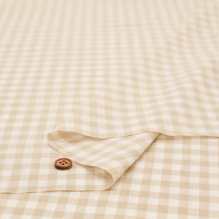 Cotton × Linen × Ramie Fabric - Gingham - nomura tailor