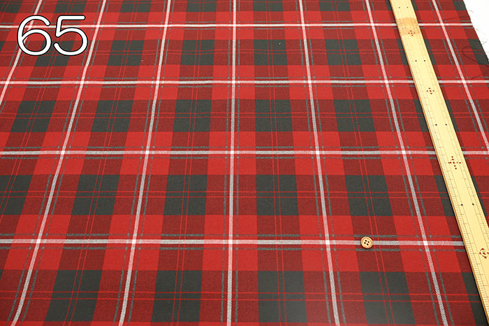 T/R Twill Check Fabric - nomura tailor