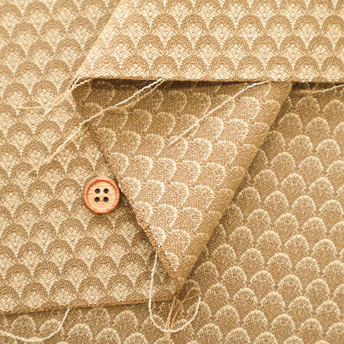 T/R Dobby Fabric - Wave Pattern - nomura tailor