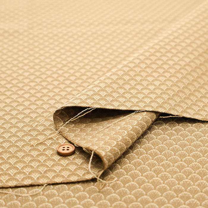 T/R Dobby Fabric - Wave Pattern - nomura tailor