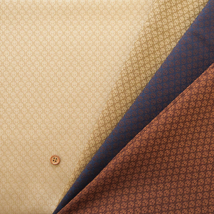 T/R Dobby Fabric - damask - nomura tailor