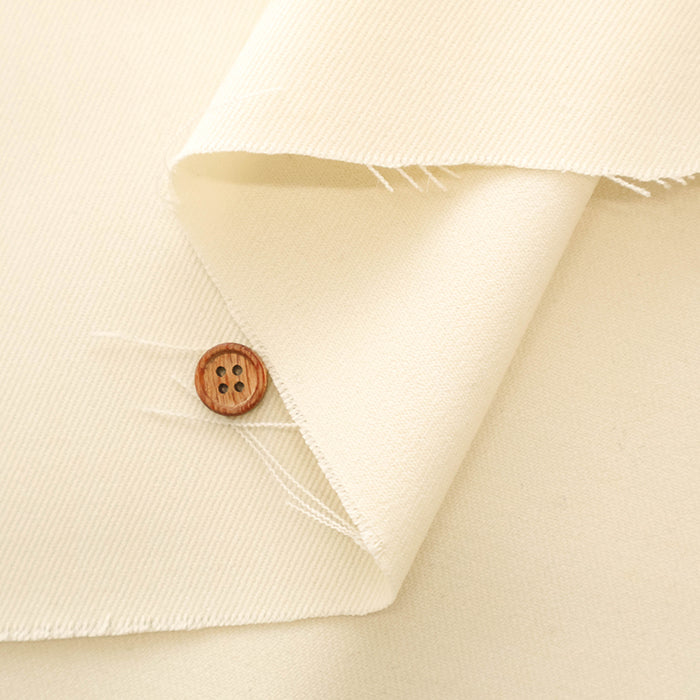 Lanamist 2/48 Washable Wool Chino Fabric - Plain - nomura tailor