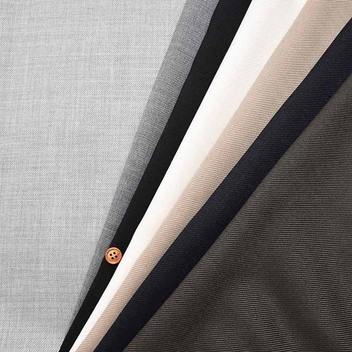 Wool Stretch Viera Fabric plain - nomura tailor