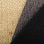 Textured Jacquard Knit Fabric - Stripe - nomura tailor