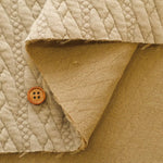 Textured Jacquard Knit Fabric - Stripe - nomura tailor