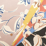 C/R Satin Printed Fabric - Flower - nomura tailor