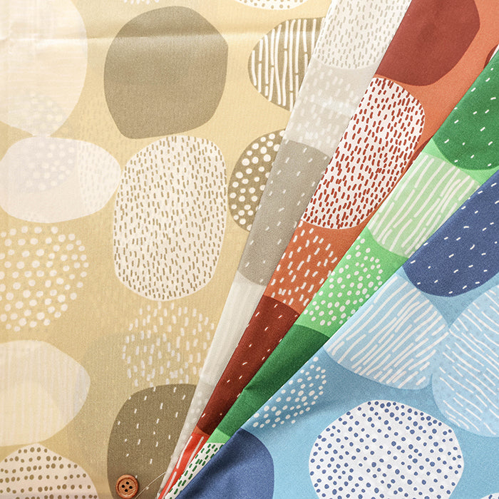 Water-Repellent Nylon Taffeta Printed Fabric - Dot - nomura tailor