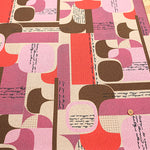 Polyester Crepe Kint Printed Fabric - Geometric Pattern - nomura tailor