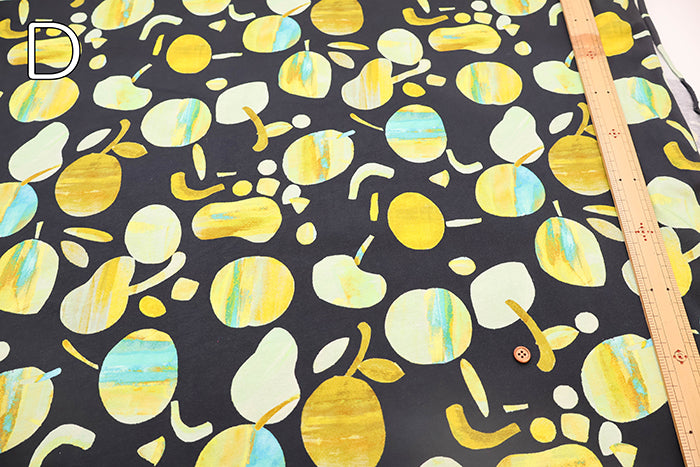 Mercerized Cotton Jersey Knit Printed Fabric - Paint - nomura tailor