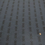 Polyester Chambray Twill Lace Fabric - Stripe Flower - nomura tailor