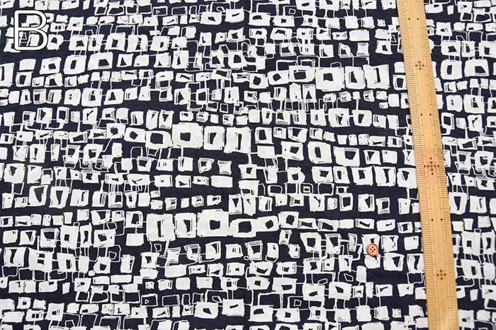 UV-cut processed Cotton 100/2 jersey knit printed fabric - nomura tailor